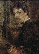 James Ensor Self-Portrait,Called The Little Head oil on canvas